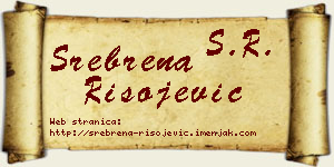 Srebrena Risojević vizit kartica